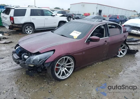 2010 Infiniti G37X z USA, uszkodzony, nr VIN JN1CV6AR5AM458189